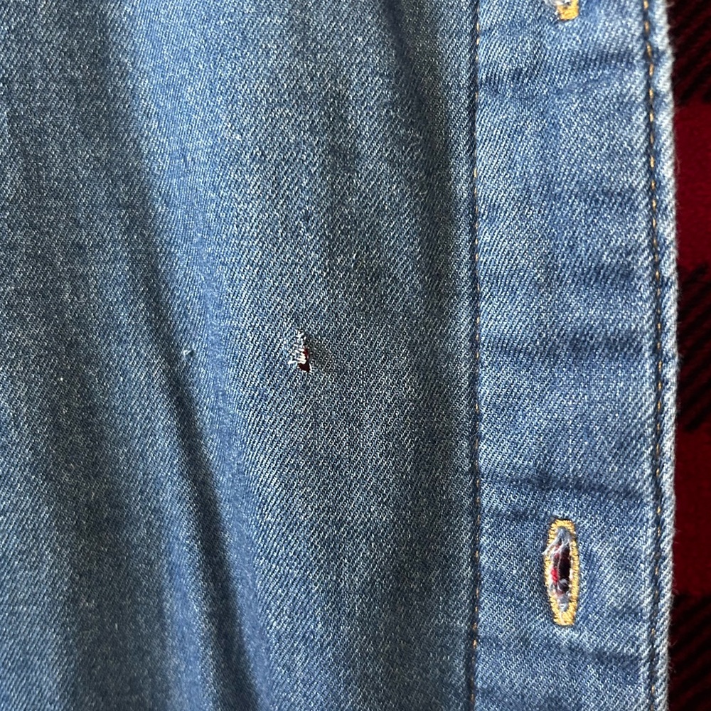 Riders By Lee Fleece Lined Denim Jacket Westerncore Women’s Medium - Picture 7 of 7
